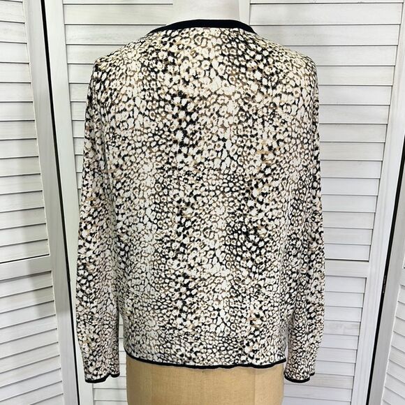 Lands' End Cardigan XL Supima Cotton V-Neck Buttoned - Picture 6 of 14